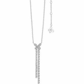 Collana Comete argento farfalle GLA 161
