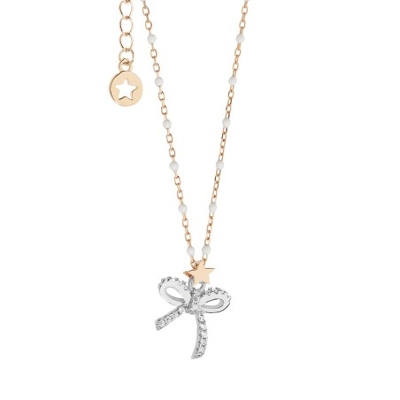 Collana argento fiocco Comete stella