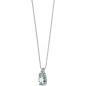 Collana Acquamarina e diamanti