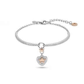 Bracciale cuore Comete stella