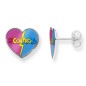 Orecchini ME CONTRO TE logo cuore