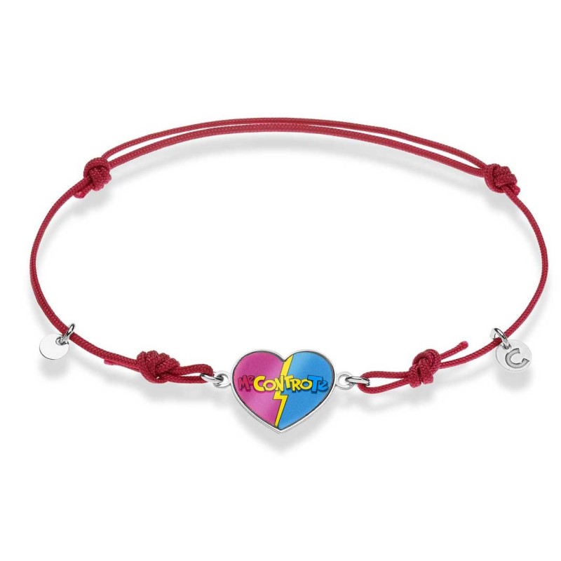 Bracciale  ME CONTRO TE logo cuore