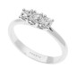 Anello trilogy diamanti