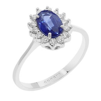 Anello zaffiro e diamanti ANB 2569