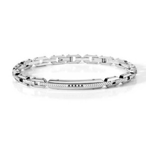 Bracciale uomo acciaio Comete Faces