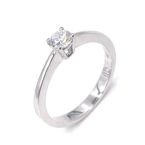 Solitario diamante ct 0,34