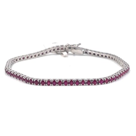 Tennis oro bianco e rubini