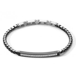Bracciale uomo acciaio Comete Faces