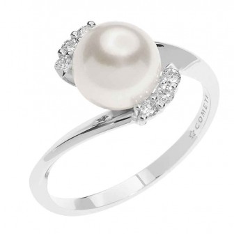 Anello perla e diamanti ANP 410