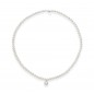 Collana perle coltivate 5/5,5 e diamanti Comete