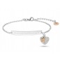 Bracciale argento cuore Comete