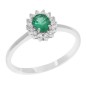 Anello smeraldo e diamanti ANB 2574