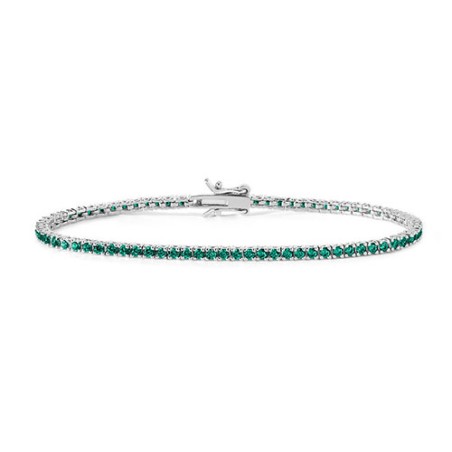 Tennis argento verde Bra 173