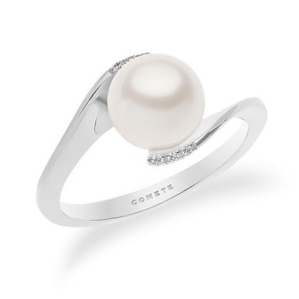 Anello perla e diamanti ANP 380