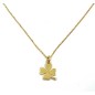 Collana donna oro giallo quadrifoglio