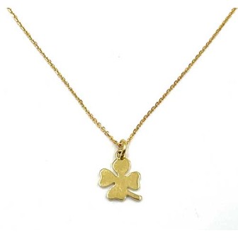 Collana donna oro quadrifoglio fourline