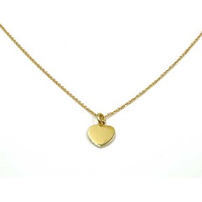 Collana donna oro cuore Fourline