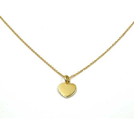 Collana donna oro cuore Fourline
