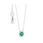 Girocollo oro smeraldo e diamanti GLB 1569