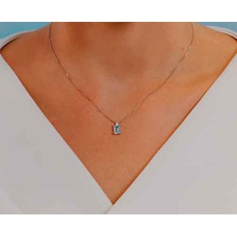 collana acquamarina GLQ 278 indossato
