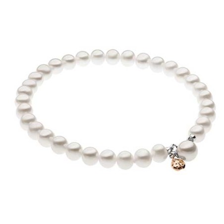Bracciale perle e coccinella BRQ 210
