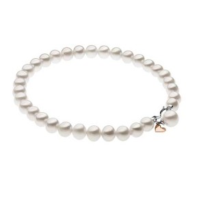 Bracciale perle e cuore BRQ 212