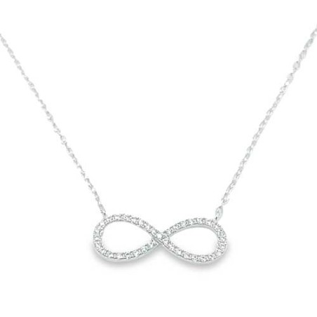 Girocollo argento infinito