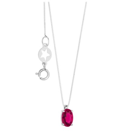 Girocollo in Oro rubino ovale