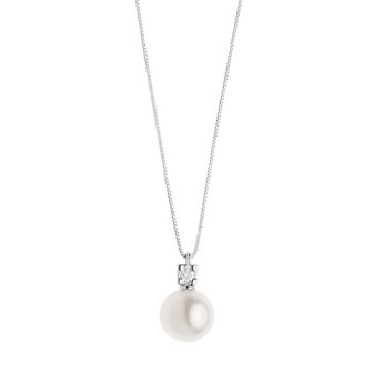 Girocollo oro perla e diamante GLP 569