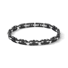 Bracciale acciaio e pvd nero Comete UBR 1063
