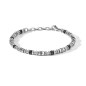 Bracciale acciaio e onice UBR 1102