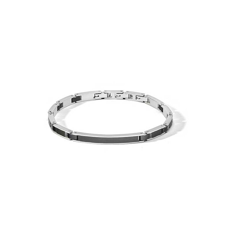 Bracciale in Acciaio e Pvd nero UBR 1169