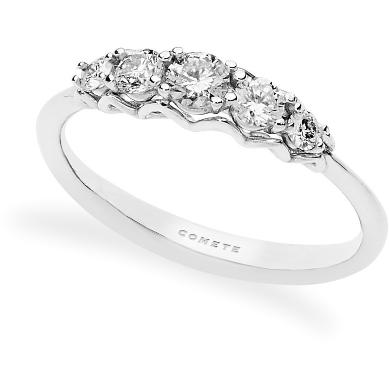Anello diamanti Comete