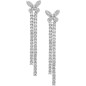 Orecchini Comete argento farfalle ORA 133